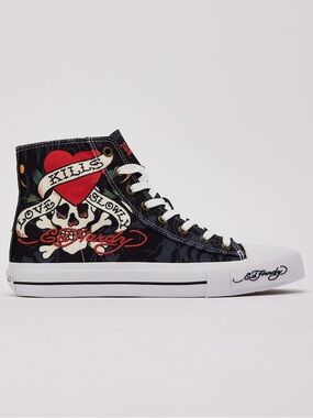 💐☠️ ED HARDY HEART SKULL HI ☠️💐